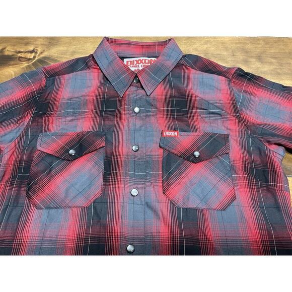 Dixxon Blood Sweat & Tears Pearl Snap Short Sleeve Bamboo Shirt - Women's Medium - Picture 3 of 11